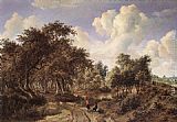Famous Wooded Paintings - A Wooded Landscape